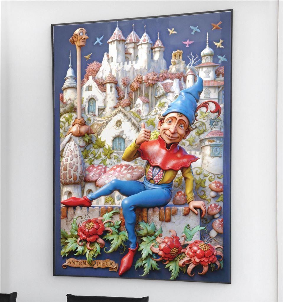 Uniek door de Efteling en Anton Pieck geinspireerde poster, Ophalen of Verzenden, Nieuw, Beeldje of Poppetje