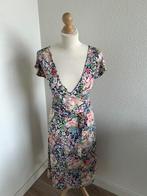 King Louie maat L roze bloemetjes zomer jurk 1659, Maat 42/44 (L), Ophalen of Verzenden, Zo goed als nieuw, Knielengte