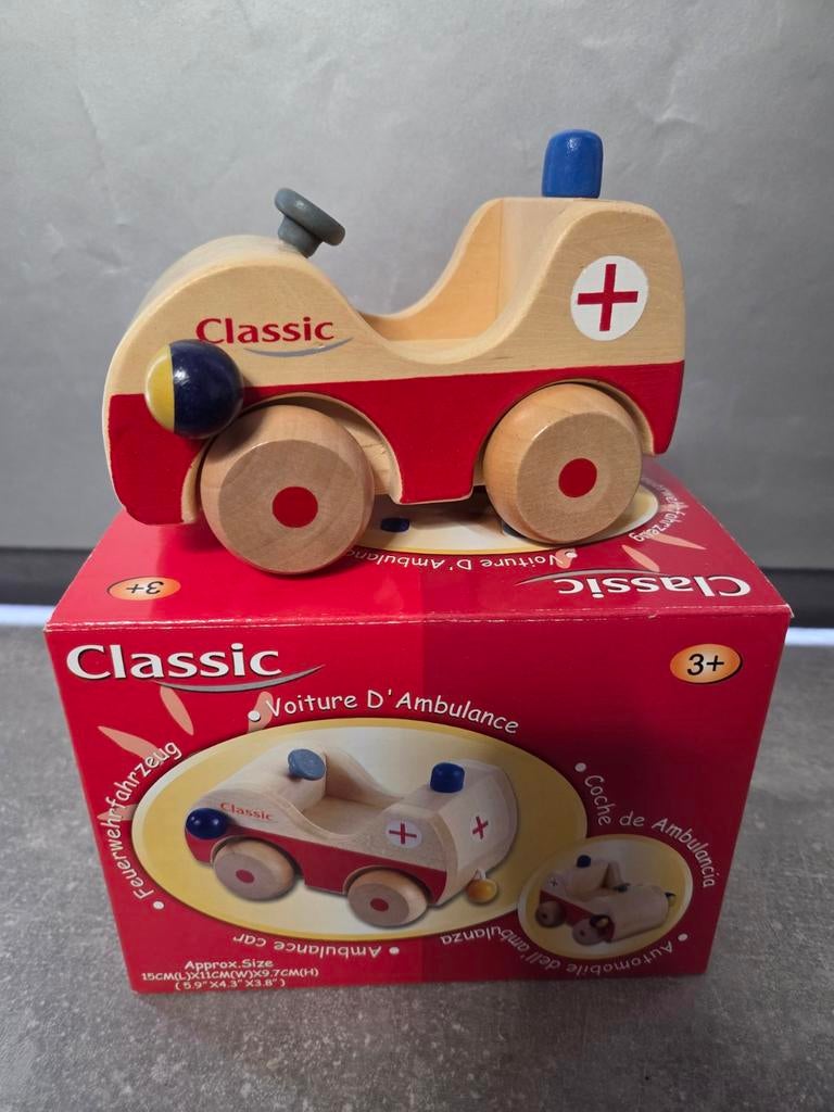 Houten ambulance auto nieuw, Ophalen of Verzenden, Nieuw