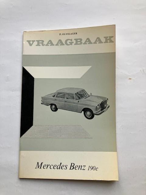 Vraagbaak      Mercedes 190c  Heckflosse       1963 - 1965, Auto diversen, Handleidingen en Instructieboekjes, Ophalen of Verzenden