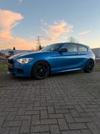 BMW 1-serie M135i xDrive 2012 Automaat Estoril Blauw, Auto's, Euro 5, Zwart, USB, Leder