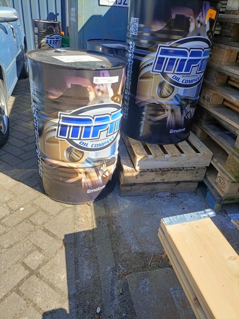 200 liter oliedrum/ vuurton, Tuin en Terras, Ophalen