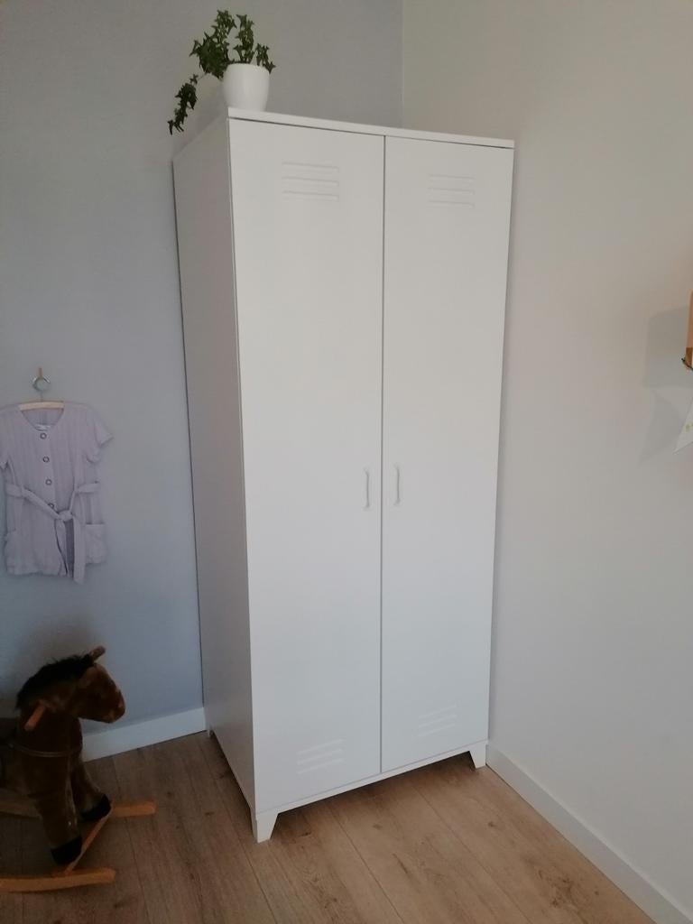 Kledingkast wit, Ophalen, 50 tot 100 cm, Zo goed als nieuw, 150 tot 200 cm