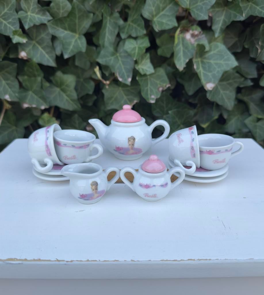 Originele barbie/ Mattel servies speelgoed setje, Ophalen of Verzenden