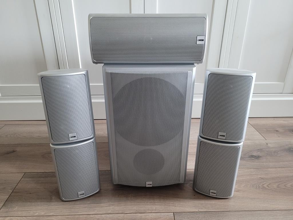 Canton plus x surround set, Audio, Tv en Foto, Luidsprekers, Gebruikt, 60 tot 120 watt, Complete surroundset, Ophalen