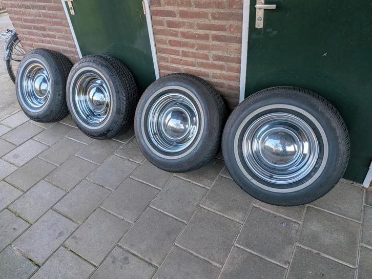 Amerikaanse wielen/velgen multi steek 5x5 en 5x5,5, Auto-onderdelen, Banden en Velgen, Banden en Velgen, 15 inch, 225 mm, Personenwagen