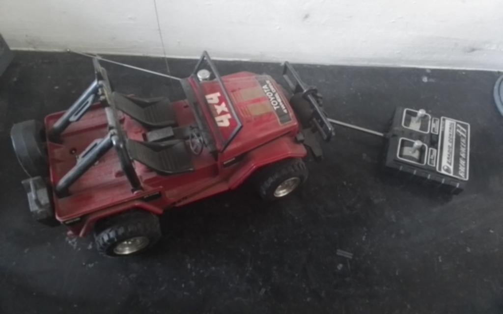 Vintage Nikko Toyota Land Cruiser 4X4 Afstand Bestuurbaar, Hobby en Vrije tijd, Ophalen of Verzenden, Gebruikt, Auto