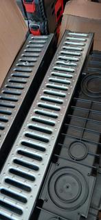 Lijngoot 45m¹ met einkappen en afvoerstukken., Afvoer, 6 meter of meer, Nieuw, Ophalen of Verzenden