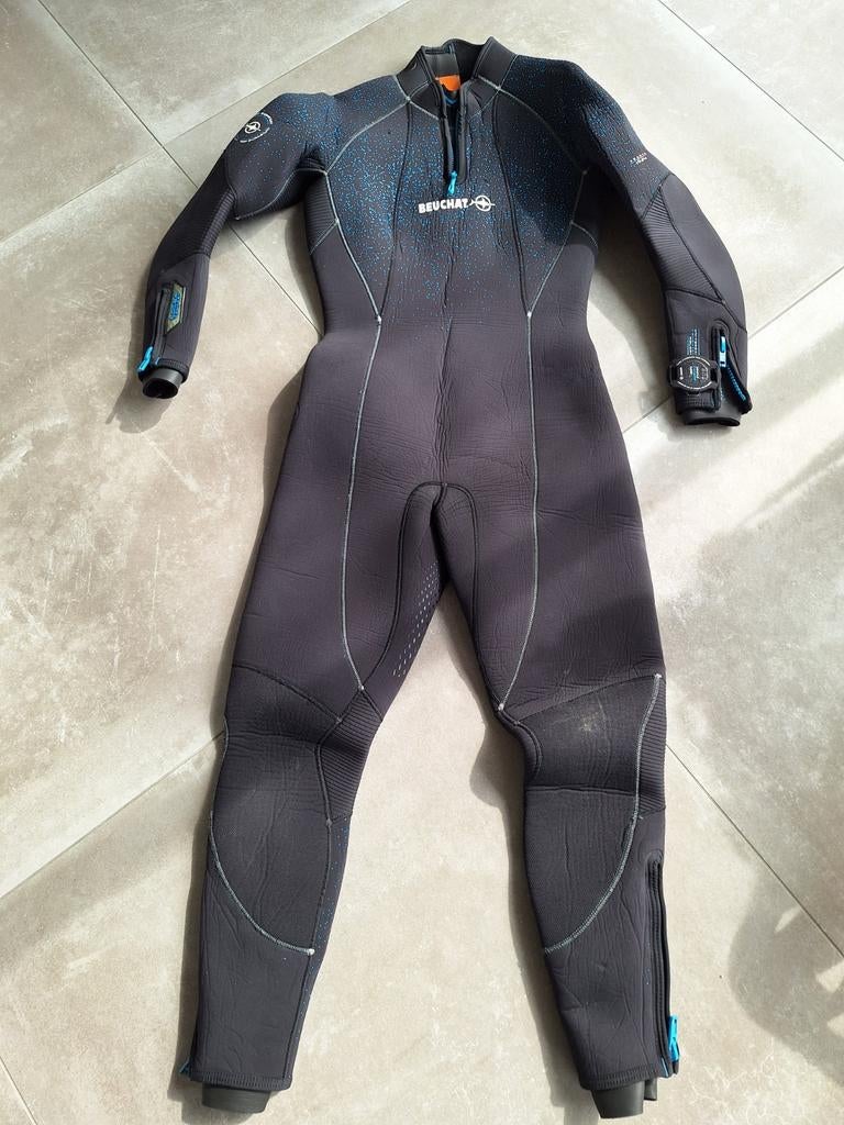 Beuchat 7mm dames duikpak maat 5 / XL, Ophalen of Verzenden, Gebruikt, Duikpak