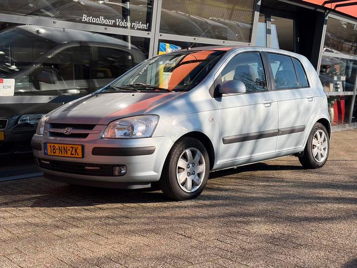 Hyundai Getz 1.3 5DRS 2004 Blauw, Auto's, Hyundai, Bedrijf, Getz, Airbags, Airconditioning, Radio, Trekhaak, Benzine, C, Hatchback