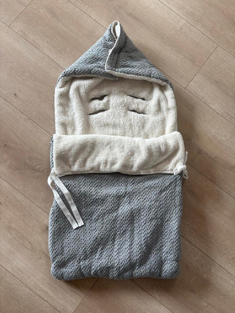 KOEKA voetenzak blauw/grijs - Heerlijk warm en mooi!, Ophalen, Zo goed als nieuw