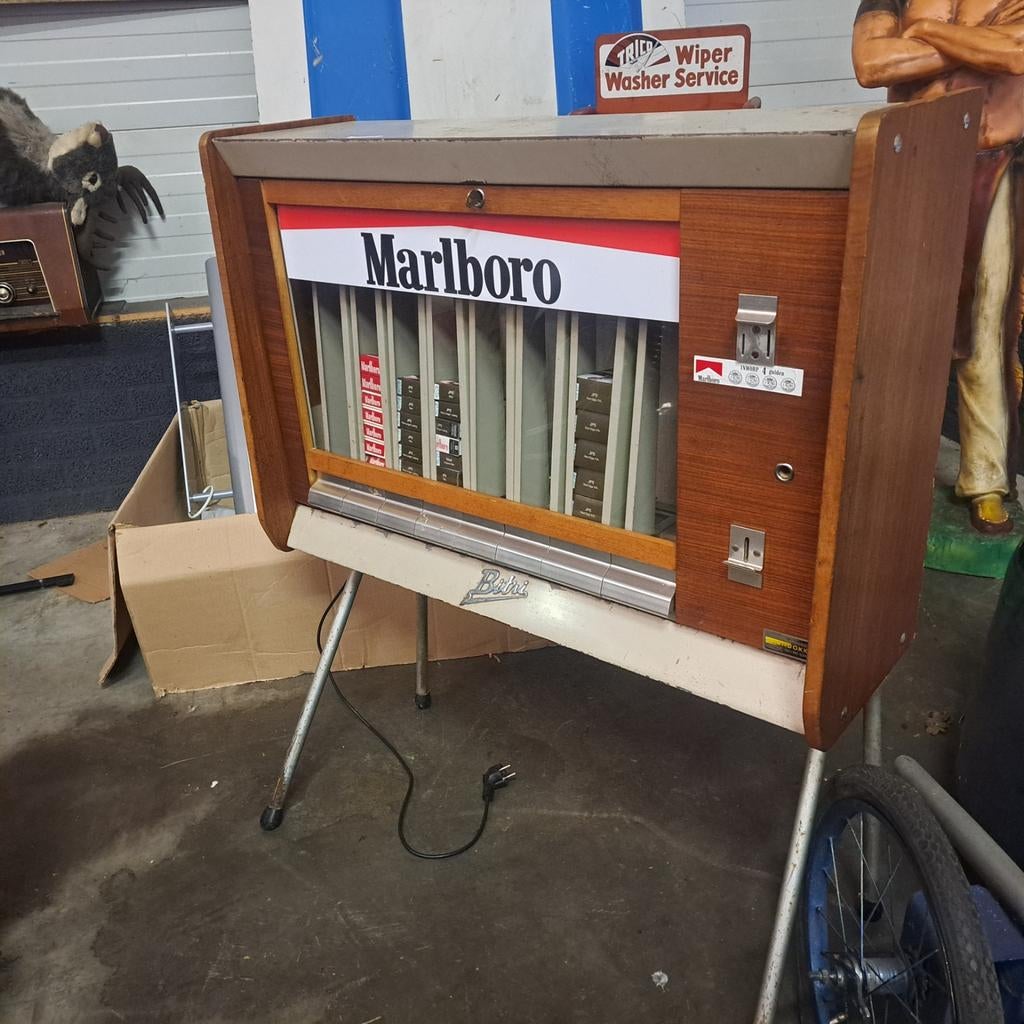 Bitri sigaretten automaat Dokkum '60/'70er jaren, Verzamelen, Automaten | Overige, Gebruikt, Ophalen
