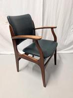 Teakhouten vintage stoel in de stijl van Erik Buch - 60s, Ophalen, Gebruikt, Zwart, Deens midcentury modern design