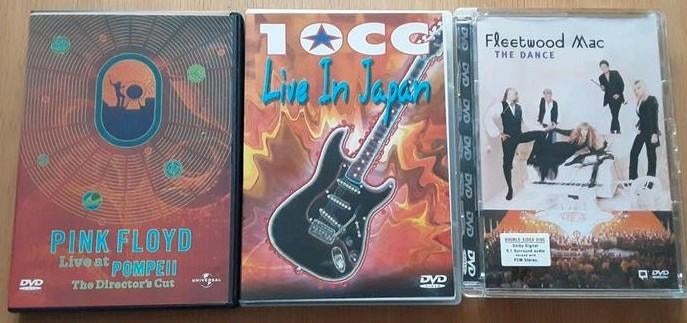 DVD: Pink Floyd, 10cc, Fleetwood Mac, Cd's en Dvd's, Dvd's | Muziek en Concerten, Ophalen of Verzenden