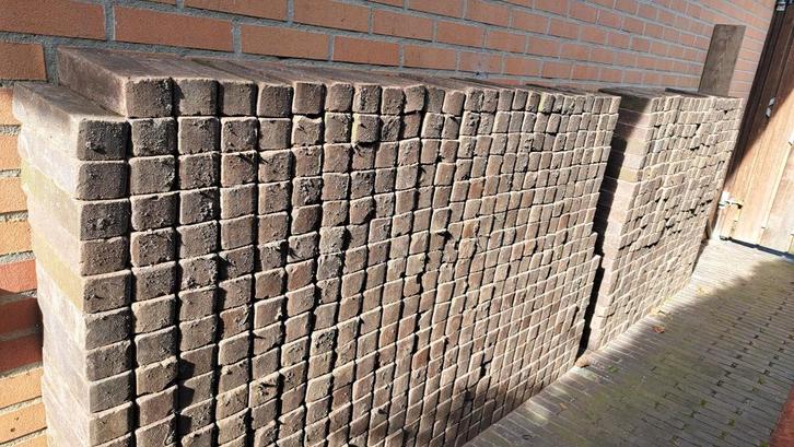 ** 9 m2 Waalformaat klinkers Kildare Classic, Tuin en Terras, Tegels en Klinkers, Gebruikt, Klinkers, Beton, 5 tot 10 m², Ophalen