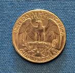 Amerikaanse Quarter Dollar munt 1966, Ophalen of Verzenden, Noord-Amerika, Losse munt