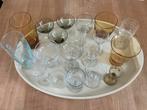 20 antieke / oude glaasjes - likeur, borrel, sherry, etc., Antiek en Kunst, Antiek | Glas en Kristal, Ophalen
