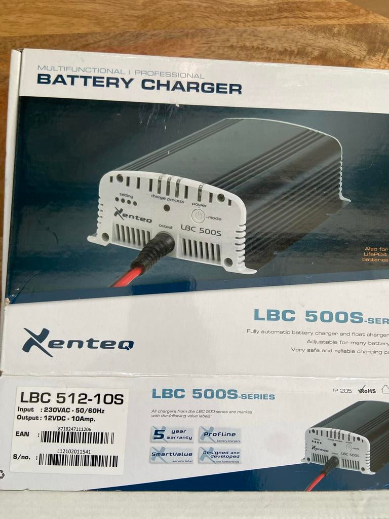 Xenteq LBC 512-10s Acculader - Nieuwstaat, Ophalen of Verzenden, Nieuw