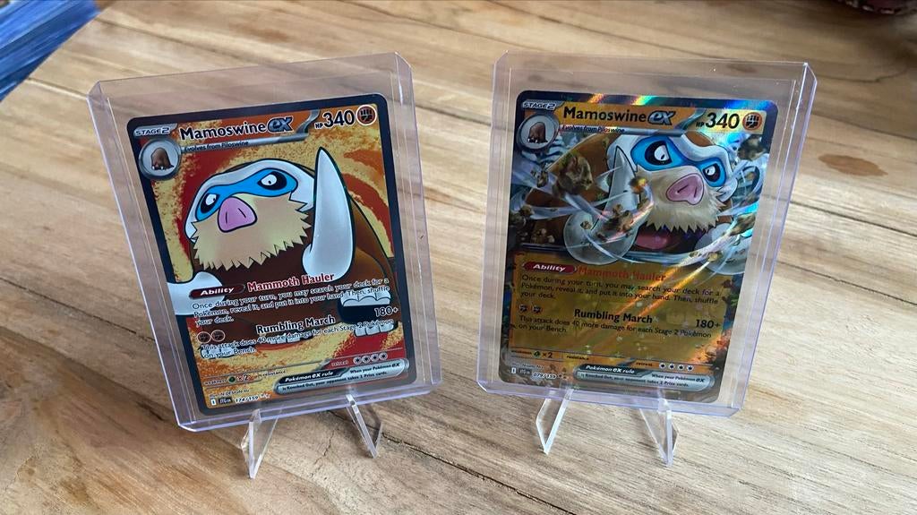 Mamoswine EX & Mamoswine EX Full Art Pokémon Kaarten, Ophalen of Verzenden, Nieuw