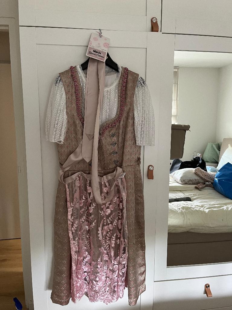 Oktoberfeest jurk dames, Kleding | Dames, Maat 38/40 (M), Carnaval, Marjo, Ophalen of Verzenden