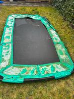 Gebruikte trampoline, rechthoekig, voor inbouw, Ophalen, Gebruikt