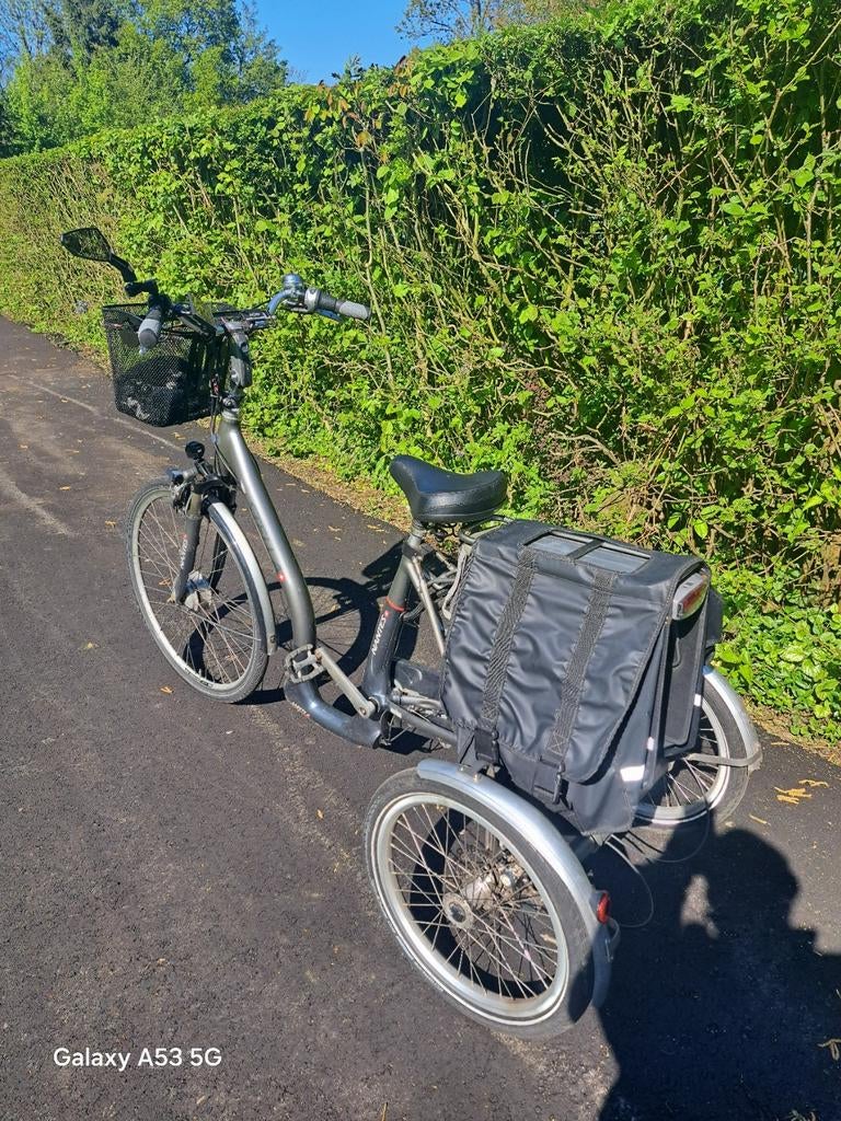 Stella Nantes 3-wieler e-bike, heren/dames, compleet, Fietsen en Brommers, Fietsen | Driewielfietsen, Ophalen, Gebruikt, Schijfrem