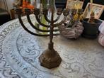 9 armige koperen kandelaar, Antiek en Kunst, Antiek | Kandelaars, Ophalen of Verzenden, Koper of Brons
