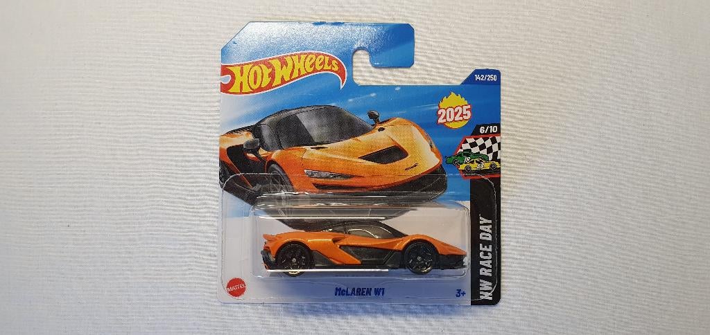 Hot wheels McLaren W1 oranje, Hobby en Vrije tijd, Modelauto's | Overige schalen, Nieuw, Auto, Ophalen of Verzenden