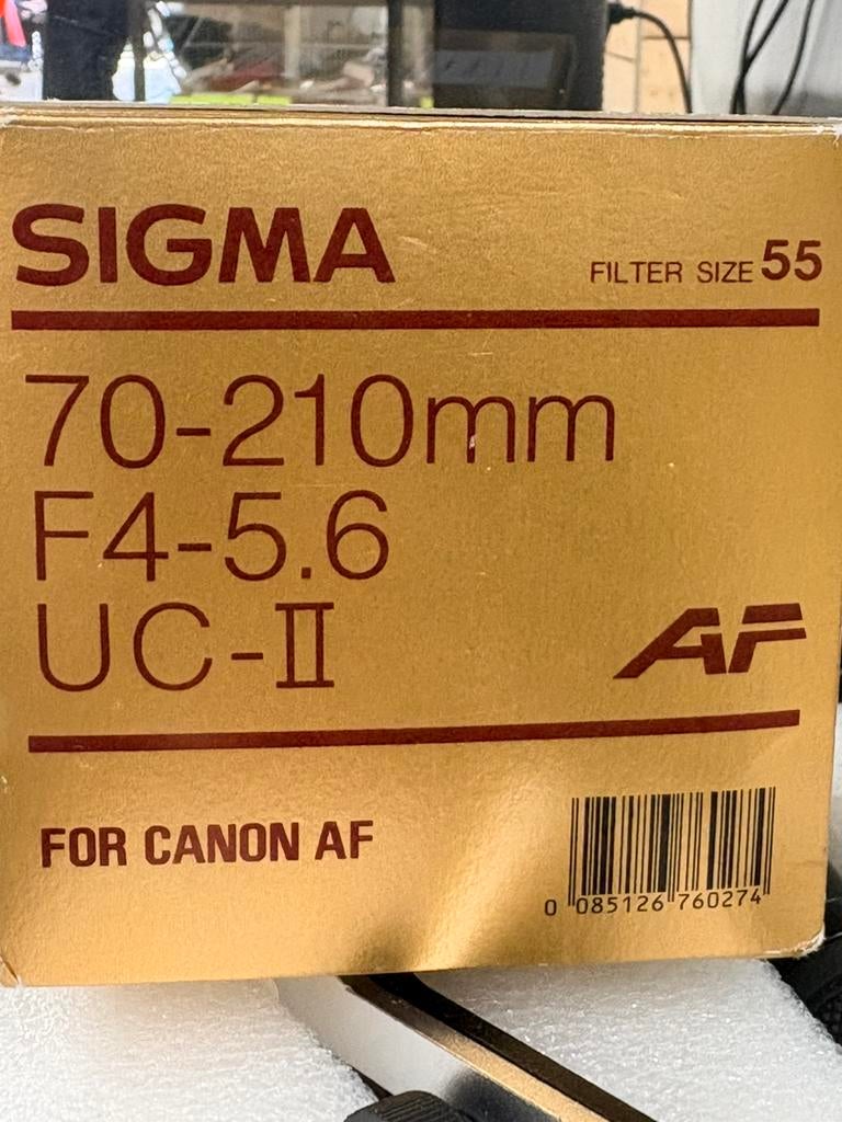 Nieuw SIGMA 70-210mm in de doos, Ophalen of Verzenden, Nieuw, Telelens