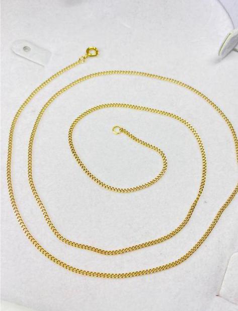 Gouden ketting - gourmet schakel - 14 karaat, Sieraden, Tassen en Uiterlijk, Kettingen, Ophalen of Verzenden, Zo goed als nieuw