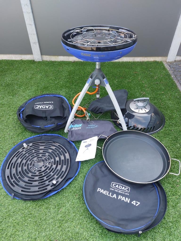 Cadac Kooktoestel met Paella Pan en Grillrooster, Tuin en Terras, Gasbarbecues, Ophalen, Gebruikt, Cadac