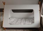 Tipi Bed Kinderbed - Wit met Houten Details, Ophalen, 85 tot 100 cm, Gebruikt, Lattenbodem