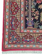 Handgeknoopt Perzisch wol Ghoum tapijt floral fine 112x156cm, Crème, 100 tot 150 cm, Perzisch, Oosters, Klassiek, Onbekend