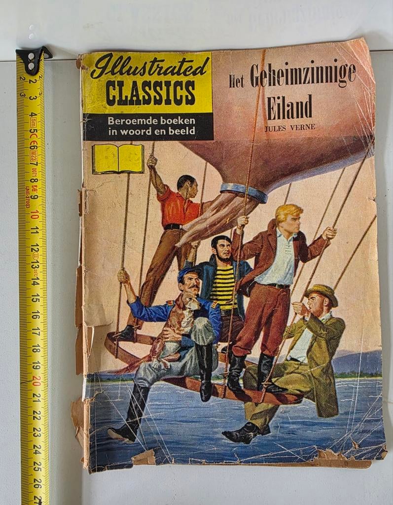 Het Geheimzinnige Eiland - Jules Verne, Boeken, Eén stripboek, Ophalen of Verzenden, Gelezen, Jules Verne