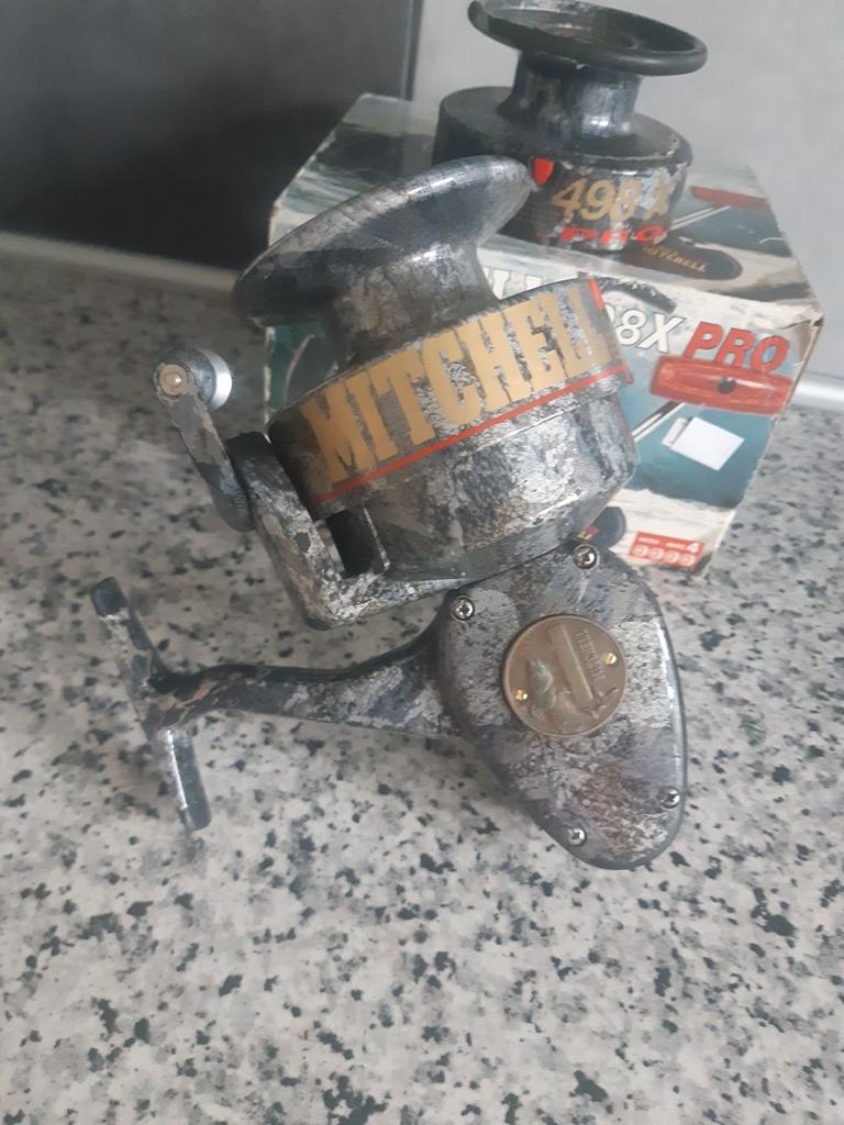 Mitchell 498X Pro Milenium  zeevismolen, Ophalen of Verzenden, Zo goed als nieuw, Molen