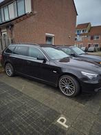 BMW 5-Serie 2.5 I 523 Touring AUT 2008 Zwart, Auto's, Achterwielaandrijving, Zwart, Stationwagon, Particulier