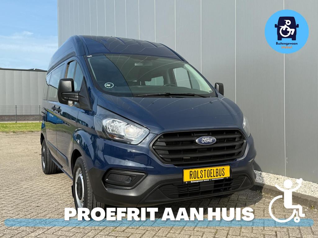 Ford Transit Custom Rolstoelbus 2021 | L1H2 | Facelift, Voorwielaandrijving, 12 maanden, Stof, Zwart