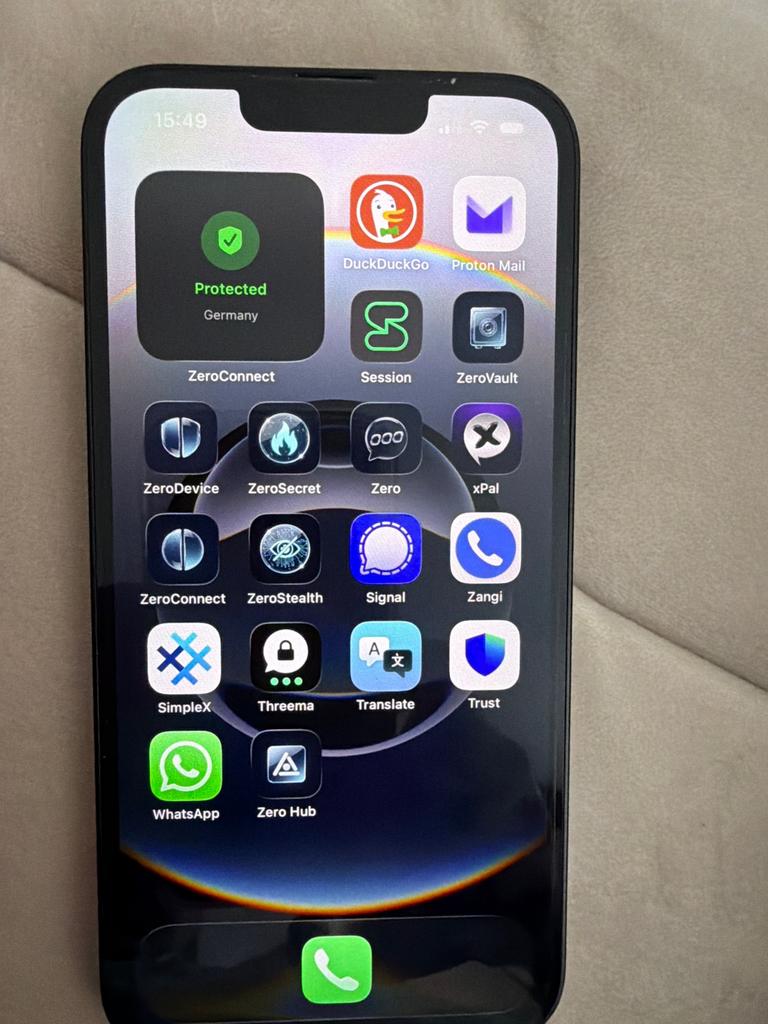 Encrypted iphone panic button stealth mode vpn pixel google, Telecommunicatie, Ophalen, Nieuw, Zwart, 256 GB