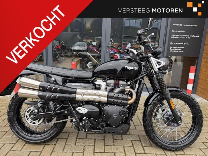 Triumph Scrambler 900 1ste eig#2.972KM, Motoren, Motoren | Triumph, Bedrijf, Toermotor, meer dan 35 kW, ABS, LED Verlichting, Traction Control