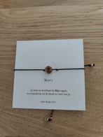 Armbandje met kruis en mooie Bijbel tekst, Ophalen of Verzenden, Nieuw, Overige materialen, Overige merken