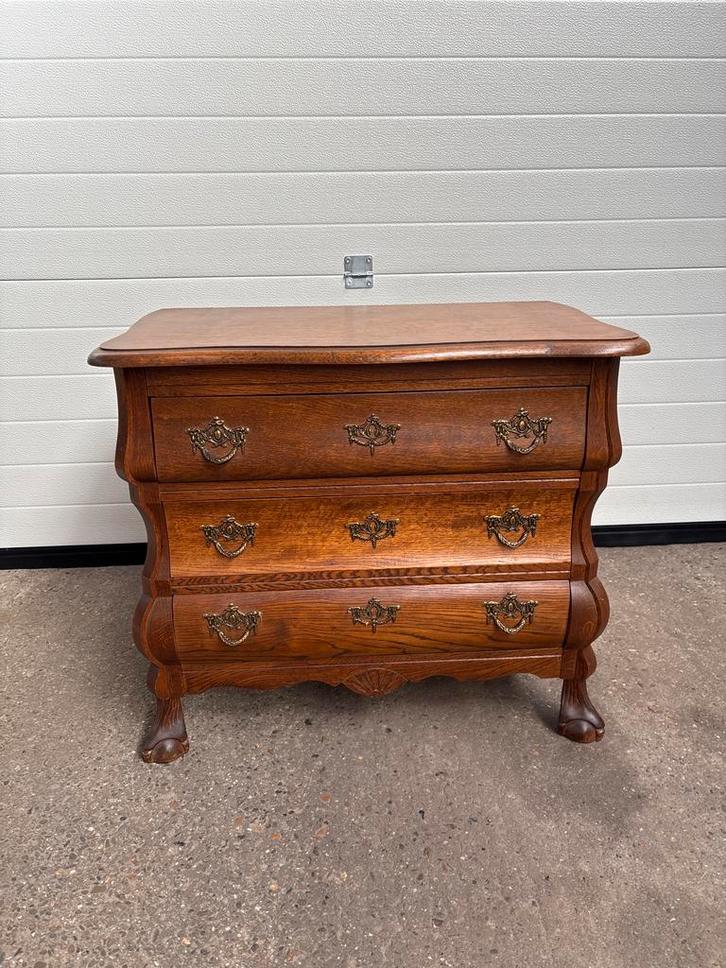 Antiek buikkastje met 3 laden, Antiek en Kunst, Antiek | Meubels | Kasten, Ophalen