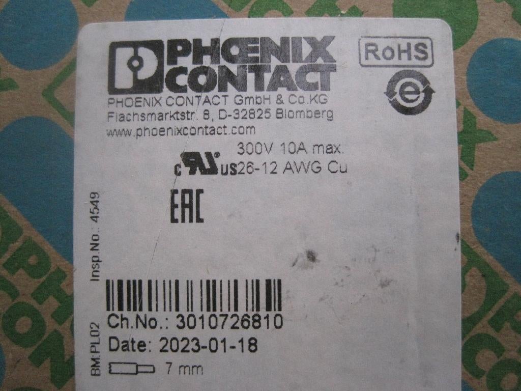 Phoenix Contact 1905036 Dubbel niveau klem 2.50 mm² 2p 50st, Hobby en Vrije tijd, Elektronica-componenten, Ophalen of Verzenden