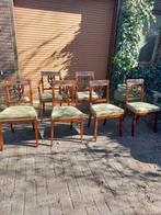 Antieke set stoelen directoire periode, Verzenden