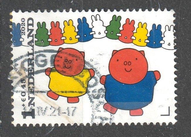 211 R --Kinderzegel 2020, Verzenden, Na 1940, Gestempeld