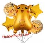 Pokemon 5 delige set en 10 x gele stippen ballonnen nr P594, Hobby en Vrije tijd, Feestartikelen, Ophalen of Verzenden, Nieuw