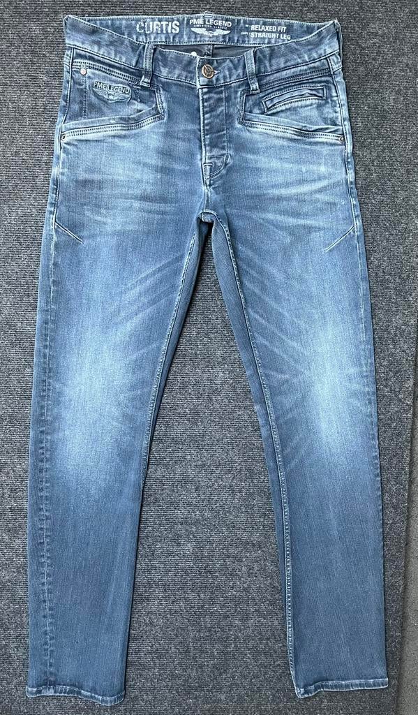 PME Legend Curtis stretch jeans 32/34, Kleding | Heren, Ophalen of Verzenden, Zo goed als nieuw, Blauw, W32 (confectie 46) of kleiner