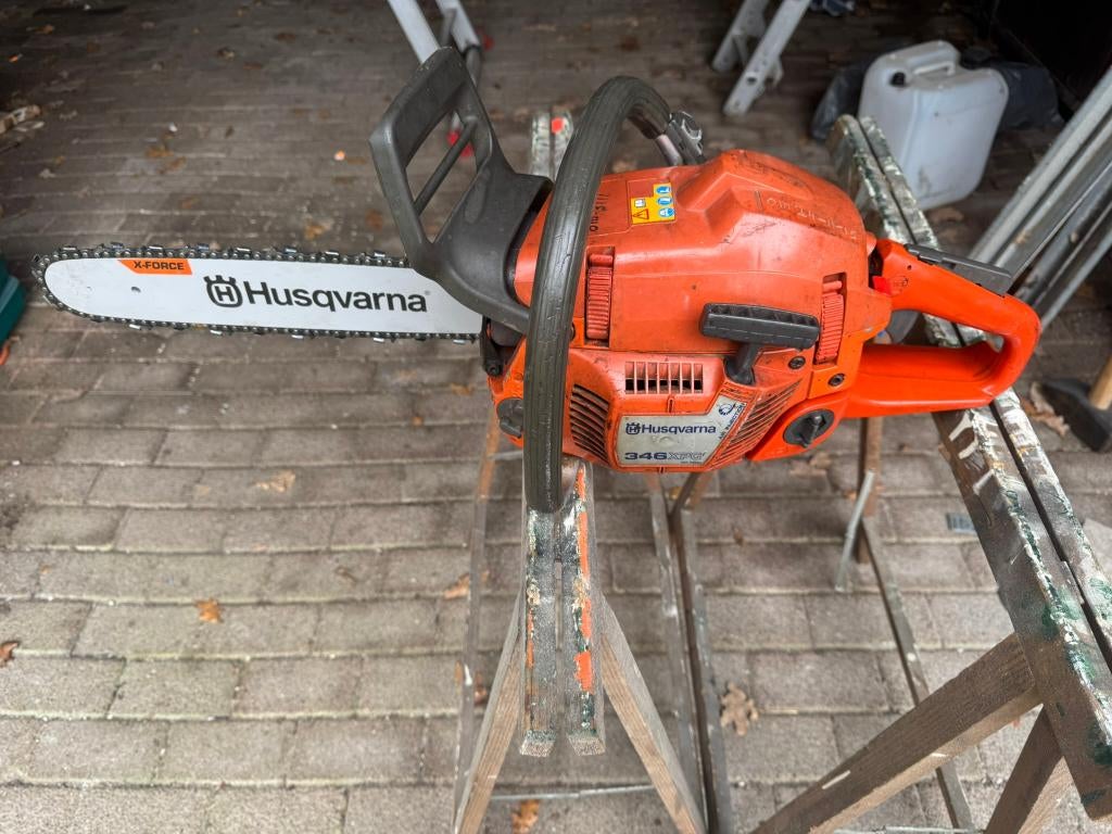 Husqvarna 346xpg kettingzaag, Gebruikt, Kettingzaag, Ophalen of Verzenden, 30 tot 70 mm