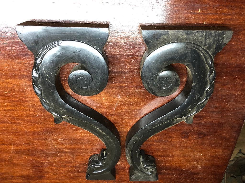 antiek houten ornamenten voor bijv. schouw, sidetable, Ophalen of Verzenden