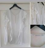 ZARA MT 42 crème witte supermooie blouse 🤍, Zara, Ophalen of Verzenden, Nieuw, Maat 42/44 (L)