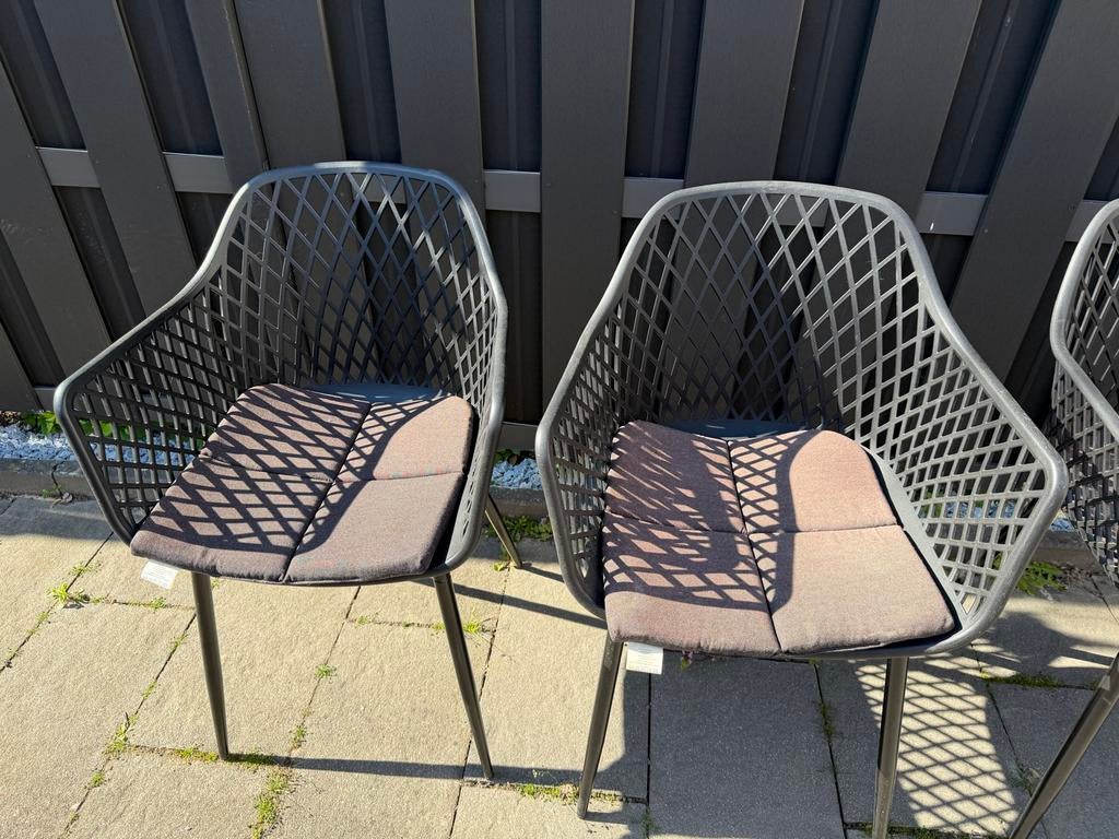 Action tuinstoelen met kussens - Zo goed als nieuw, Ophalen, Zo goed als nieuw, Kunststof